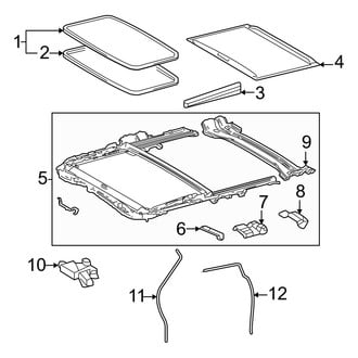 Toyota OE - Cab - Sunroof (Limited / SR / SR5 / Trailhunter / TRD Off-Road / TRD Pro / TRD Sport Double Cab)