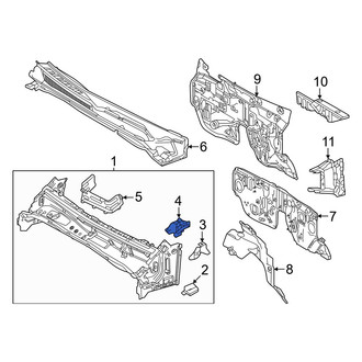 Toyota OE - Left Cowl Panel Reinforcement