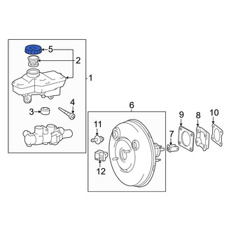 Toyota OE - Brake Master Cylinder Reservoir Cap