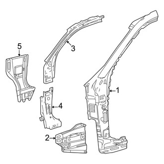 Toyota OE - Cab - Hinge Pillar