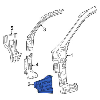 Toyota OE - Right Body A-Pillar Bracket