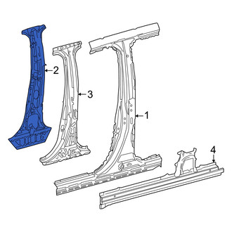 Toyota OE - Left Body B-Pillar