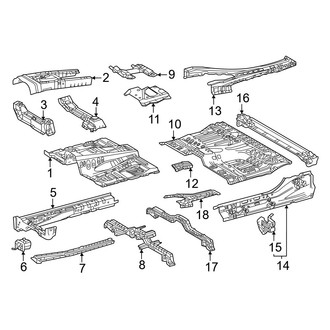 Toyota OE - Cab - Floor (Access Cab)