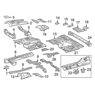 Toyota OE - Cab - Floor