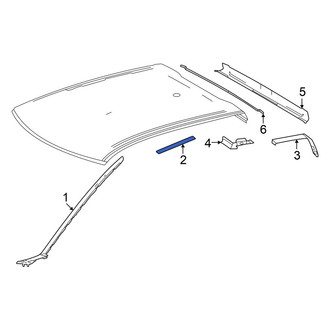 Toyota OE - Center Right Roof Drip Molding