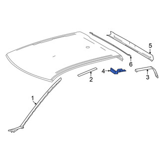 Toyota OE - Roof Drip Molding Clip