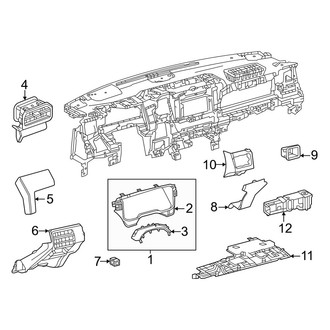 Toyota OE - Instrument Panel Components (Driver Side), (Limited / SR / SR5 / Trailhunter)
