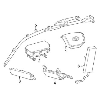 Toyota OE - Restraint Systems - Air Bag Components (Air Bags)