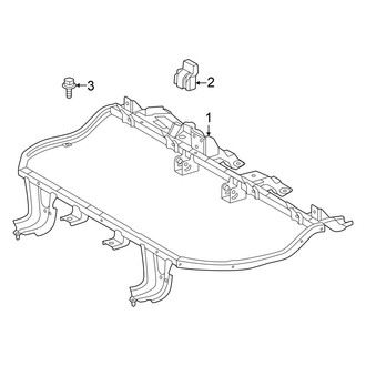 Toyota OE - Seats & Tracks - Rear Seat Components (Rear Seat Mounting), (Limited / SR / SR5 / TRD Off-Road / TRD Sport Double Cab)