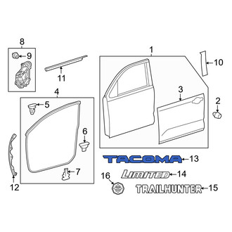 Toyota OE - Front Door Emblem