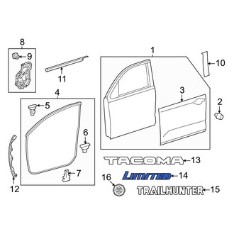 Toyota OE - Front Door Emblem