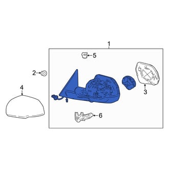 Toyota OE - Front Right Door Mirror