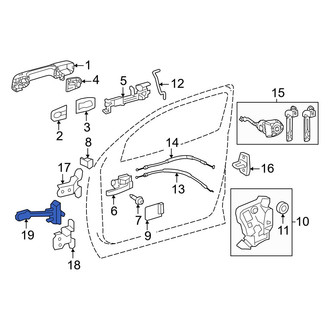 Toyota OE - Front Door Check