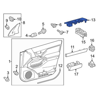 Toyota OE - Front Left Door Switch Trim Panel