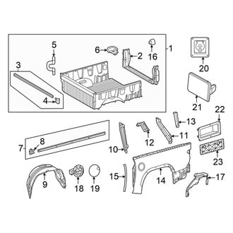 Toyota OE - Pick Up Box - Front & Side Panels