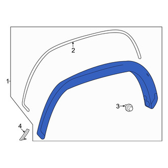 Toyota OE - Rear Right Wheel Arch Molding