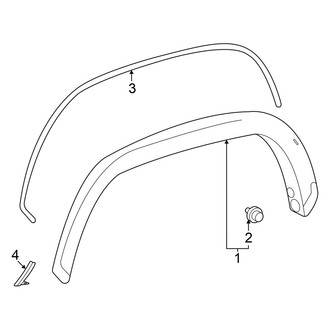 Toyota OE - Pick Up Box - Exterior Moldings (5 Foot Box, with Body Color Moldings), (Limited / TRD Pro / TRD Sport)
