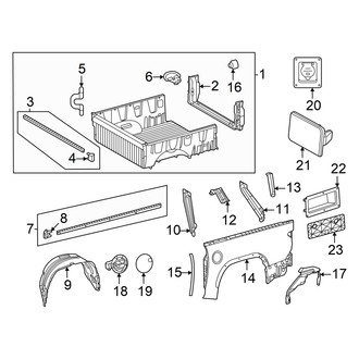 Toyota OE - Pick Up Box - Front & Side Panels (6' Box)