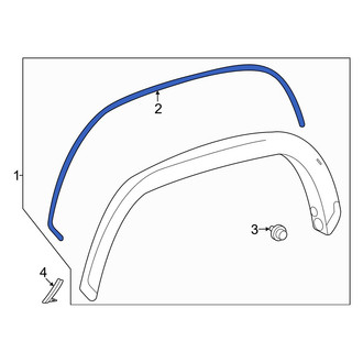 Toyota OE - Wheel Arch Molding Seal