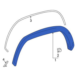 Toyota OE - Rear Right Wheel Arch Molding
