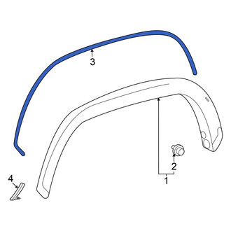 Toyota OE - Wheel Arch Molding Seal