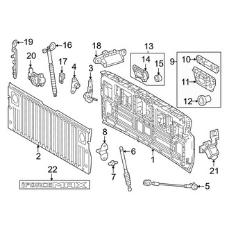 Toyota OE - Tail Gate (With Power Tail Gate)