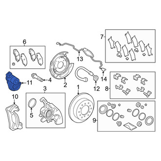 Toyota OE - Rear Parking Brake Actuator