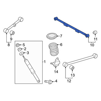 Toyota OE - Rear Suspension Track Bar