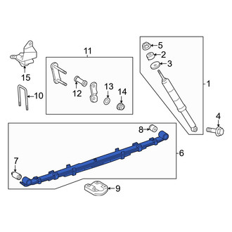 Toyota OE - Rear Leaf Spring Assembly