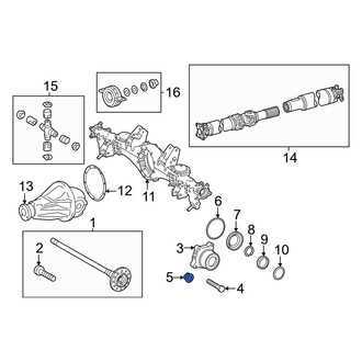 Toyota OE - Front Axle Nut