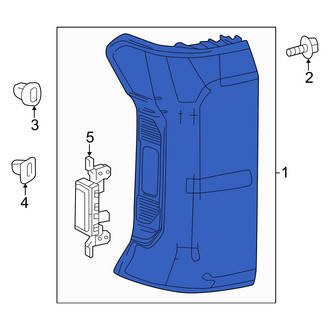 Toyota OE - Rear Right Tail Light Assembly