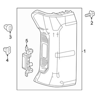 Toyota OE - Rear Lamps - Combination Lamps (With Sequential Turn Signals)