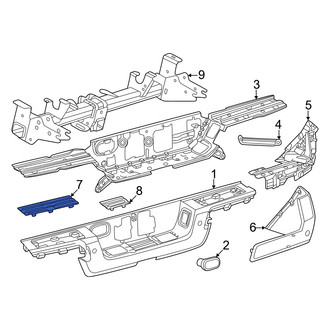 Toyota OE - Rear Left Outer Bumper Step Pad