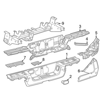 Toyota OE - Rear Bumper - Bumper & Components