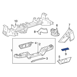 Toyota OE - Rear Left Outer Bumper Step Pad