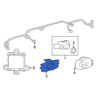 Toyota OE - Rear Outer Parking Aid Sensor Housing