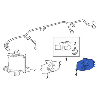 Toyota OE - Rear Inner Parking Aid Sensor Bracket