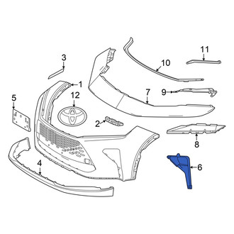 Toyota OE - Front Left Headlight Bezel
