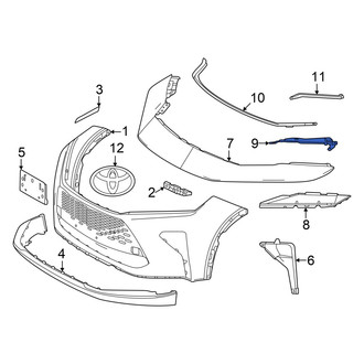 Toyota OE - Front Left Bumper Trim