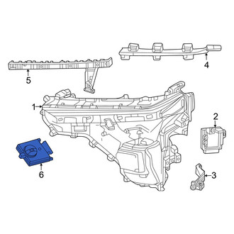 Toyota OE - Front Left Headlight Control Module