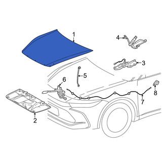 Toyota OE - Front Hood Panel