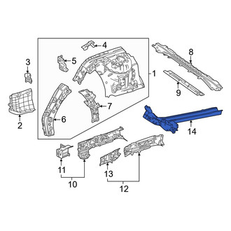 Toyota OE - Front Left Floor Side Rail