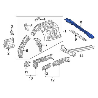 Toyota OE - Front Cowl Crossmember