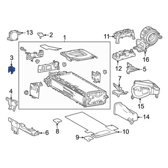 Toyota OE - Drive Motor Battery Pack Bracket