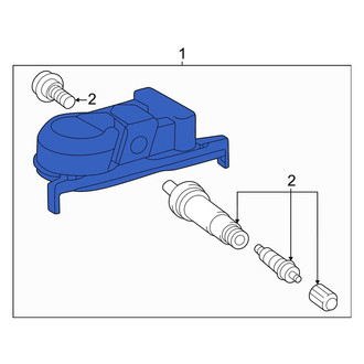 Toyota OE - Tire Pressure Monitoring System (TPMS) Sensor