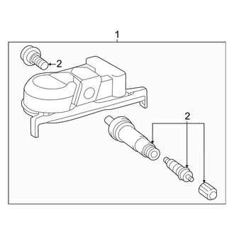 Toyota OE - Electrical - Tire Pressure Monitor Components (XLE)
