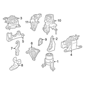 Toyota OE - Engine / Transaxle - Engine & Transmission Mounting