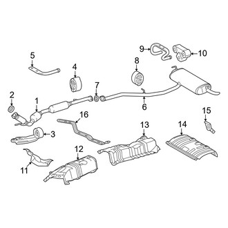 Toyota OE - Exhaust System - Exhaust Components