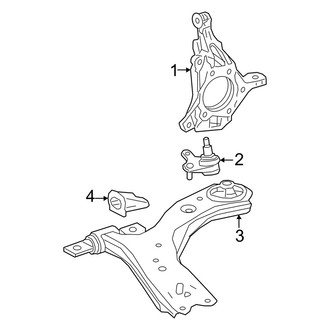 Toyota OE - Front Suspension - Suspension Components