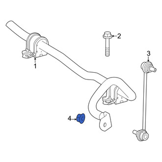 Toyota OE - Rear Suspension Stabilizer Bar Link Nut